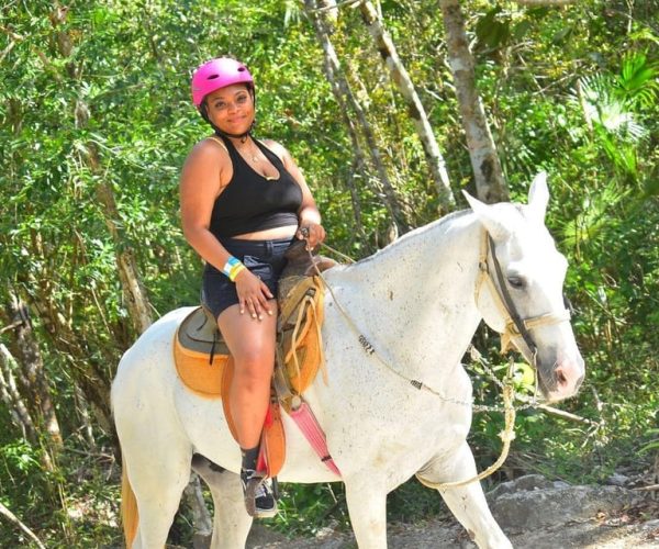 Cancun: Horseback Riding Tour with ATV, Ziplines and Cenote – Cancun, Mexico