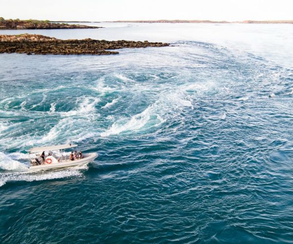 Cygnet Bay Giant Whirlpool Tidal Boat Experience – Cygnet Bay Pearl Farm, Australia