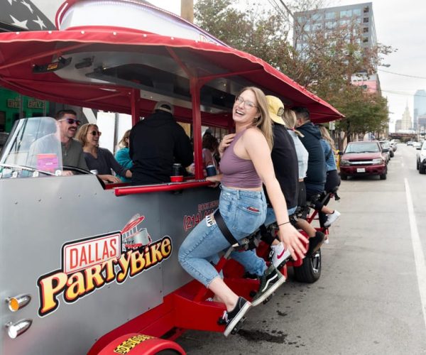 Dallas Party Bike Private Group Rental in Deep Ellum – Dallas, Texas