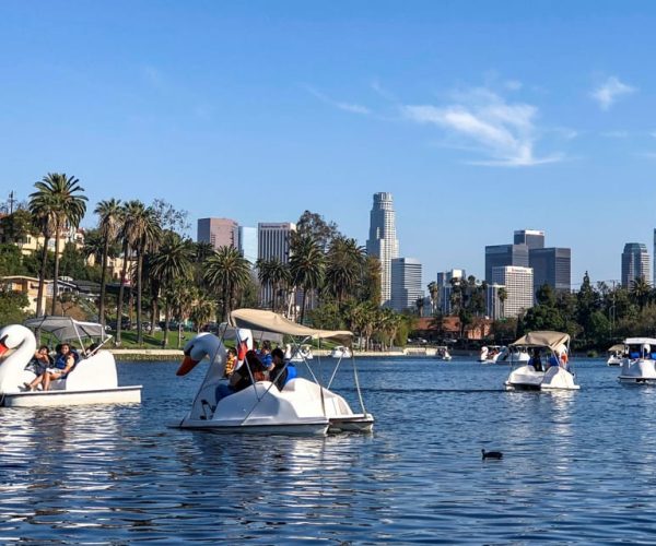 Echo Park Lake: Swan Pedal Boat Rental – California, United States