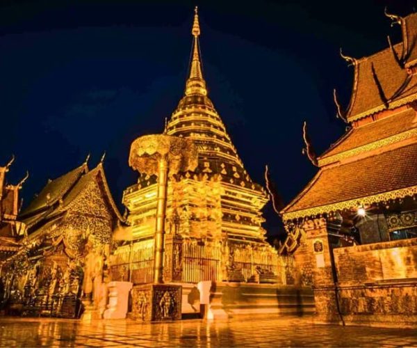 Evening Tour Doi Suthep and Wat Pha Lat Temple – Chiang Mai Province, Thailand