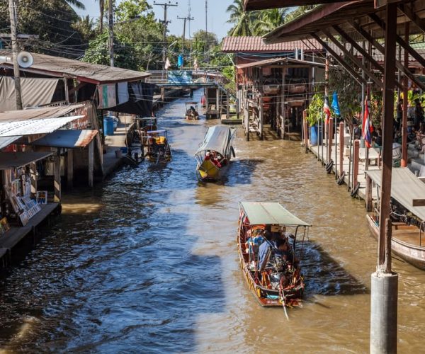 From Bangkok: Damnoen Saduak Floating Market Guided Tour – Central Thailand, Thailand