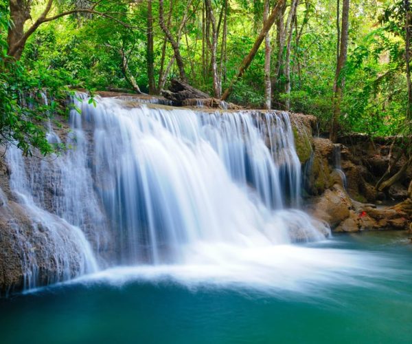 From Bangkok: Erawan Park & Elephant Feeding Private Tour – Central Thailand, Thailand