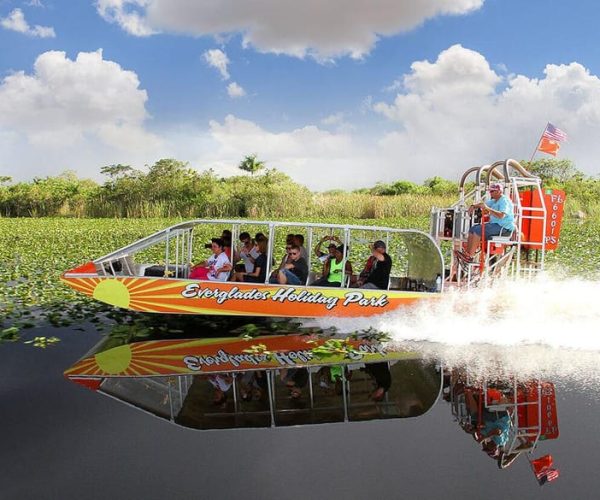 From Miami: Everglades Airboat, Wildlife Show & Bus Transfer – Miami, Florida