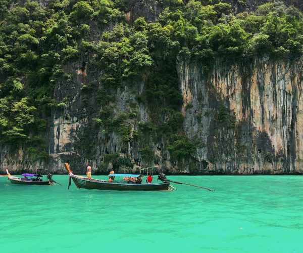 From Phi Phi: Full Day Snorkeling Trip by Longtail Boat – Krabi Province, Thailand