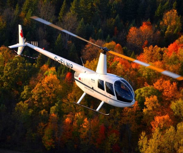 Gananoque: Helicopter Tour with Craft Brewery Stop and Lunch – Singer Castle, New York