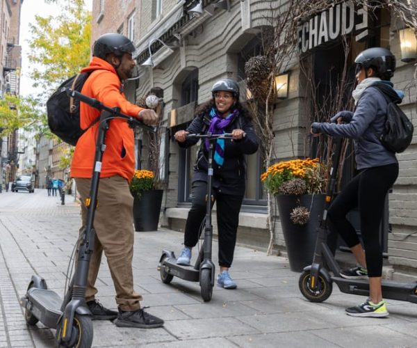 Golden Hour Guided E-Scooter Tour- Old Quebec & Beach Break – Quebec City, Canada