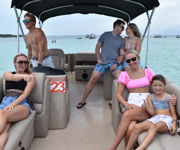 Half Day Pontoon Boat Rental- Okaloosa Island – Destin, Florida