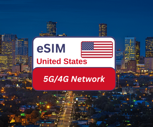 Hoston: United States eSIM Data Plan for Travelers – Houston, Texas