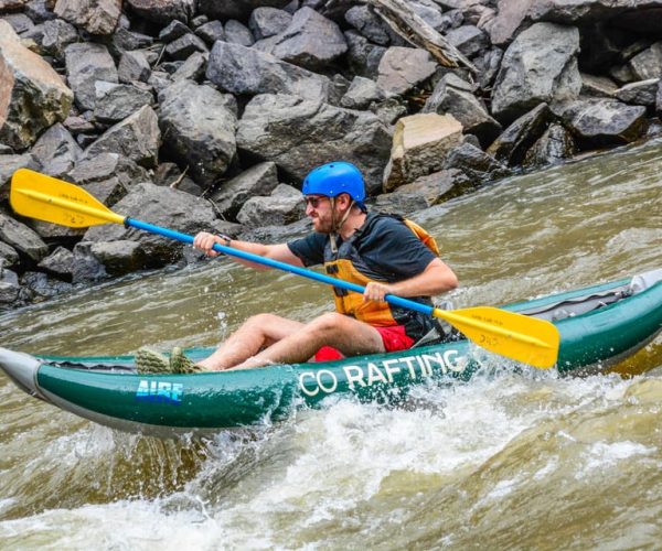 Kayak the Gorgeous Upper Colorado River – guided 1/2 day – Denver, Colorado