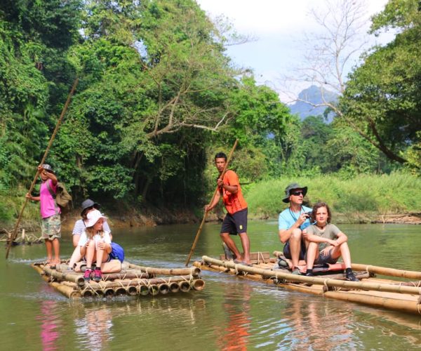 Khao Lak: Khao Sok Bamboo Rafting and Elephant Bathing Trip – Phang Nga Province, Thailand