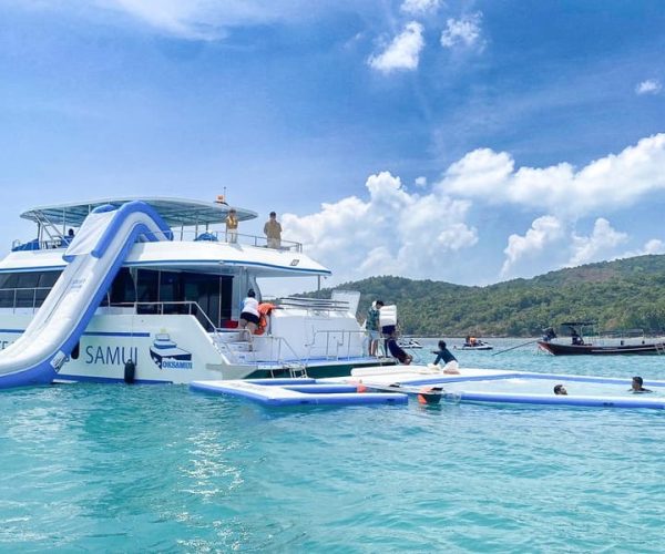 Koh Samui: Dolphin and 3-Island Power Speed Catamaran Tour – Surat Thani Province, Thailand