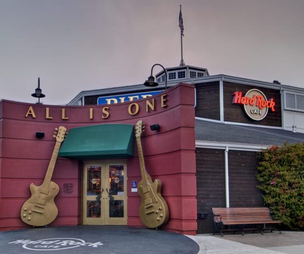 Meal at Hard Rock Cafe San Francisco at Pier 39 – San Francisco, California