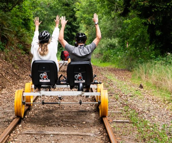 Mendocino County: Railbiking Tour Along the Noyo River – Fort Bragg, California