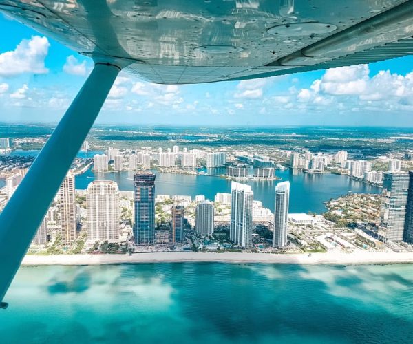 Miami Beach: South Beach Private Airplane Tour with Drinks – Miami, Florida