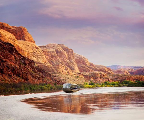 Moab: Colorado River Sunset Boat Tour with Optional Dinner – Colorado River, Utah