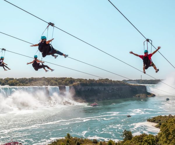 Niagara Falls, Canada: Night Illumination Zip Line to Falls – Niagara Falls, Canada