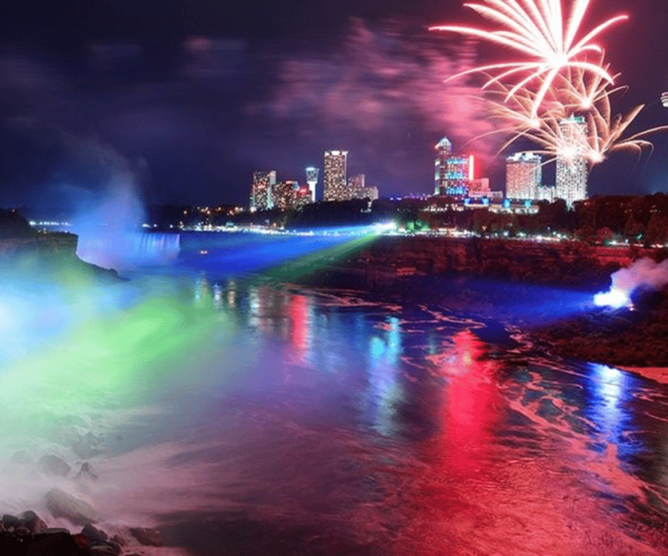 Niagara Falls: Evening Lights Tour with Maid and Cave – Niagara Falls, New York