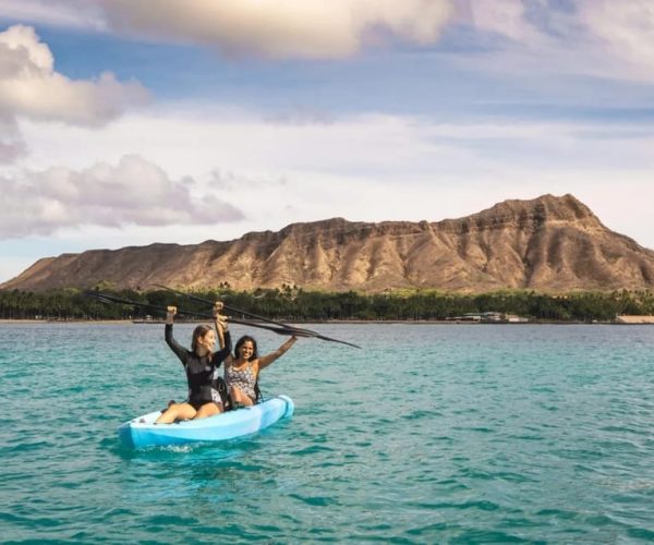 Oahu: Waikiki Kayak Tour and Snorkeling with Sea Turtles – Honolulu, Hawaii