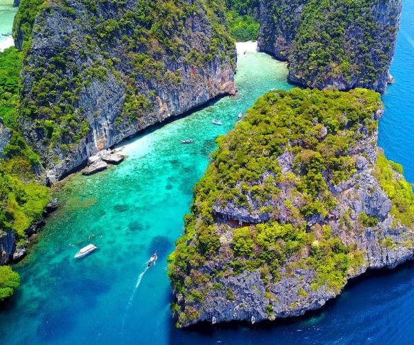 Phuket: Phi Phi and Khai Islands Boat Trip with Lunch – Loh Samah Bay, Phi Phi Islands, Thailand