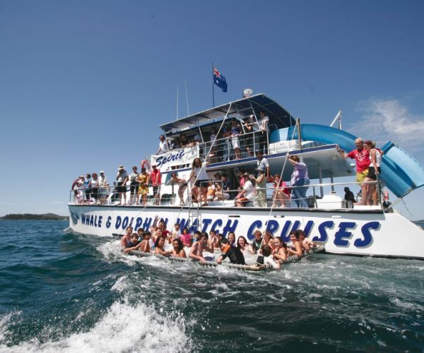 Port Stephens: Dolphin Watch Cruise with Swimming & Slides – Nelson Bay, Australia