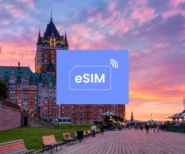 Quebec City: Canada eSIM Roaming Mobile Data Plan – Quebec City, Canada