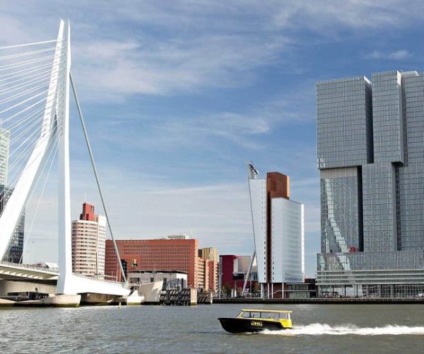 Rotterdam: De Rotterdam, Cube Houses, Watertaxi and Markthal – South Holland, Netherlands