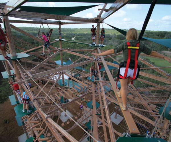 San Antonio: Twisted Trails Zip Rails, Ropes & Climbing Wall – San Antonio, Texas