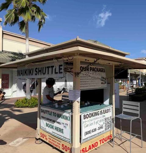 Shuttle to Premium Discount Shopping on Oahu – Waipahu, Hawaii