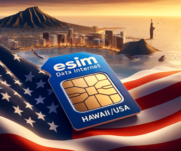 USA: eSIM Internet Data Plan for Hawaii 4G/5G – Honolulu, Hawaii