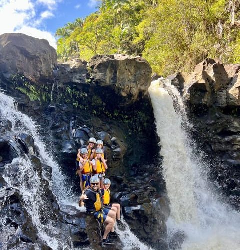 Umauma Triple-Tier Waterfall Rappel and River Tour – , Hawaii