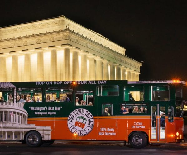 Washington DC: Monuments by Moonlight Nighttime Trolley Tour – United States Capitol, Washington DC