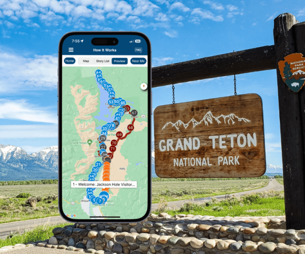 Wyoming: Grand Teton National Park Self-Guided Driving Tour – Taggart Lake Trailhead, Wyoming