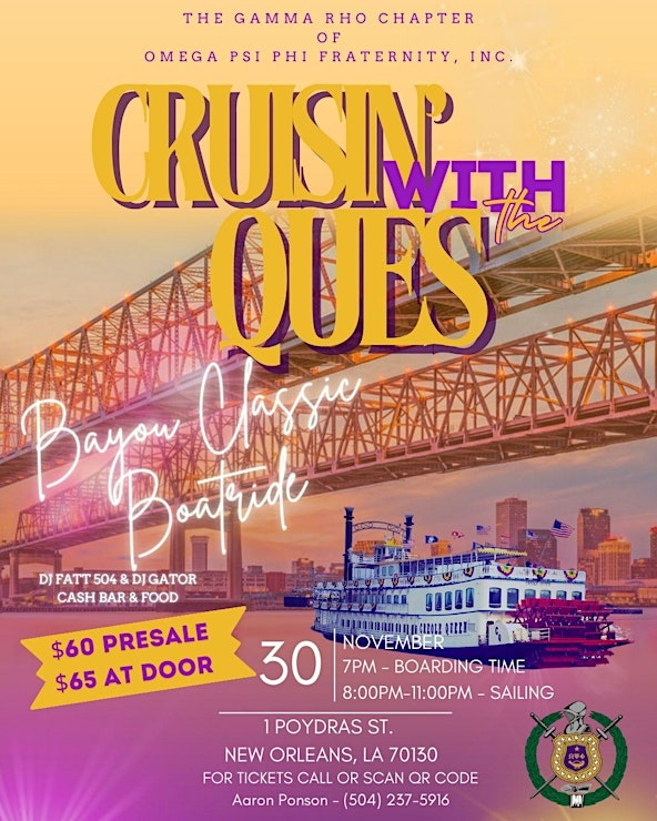 Cruising With the Ques – New Orleans, LA