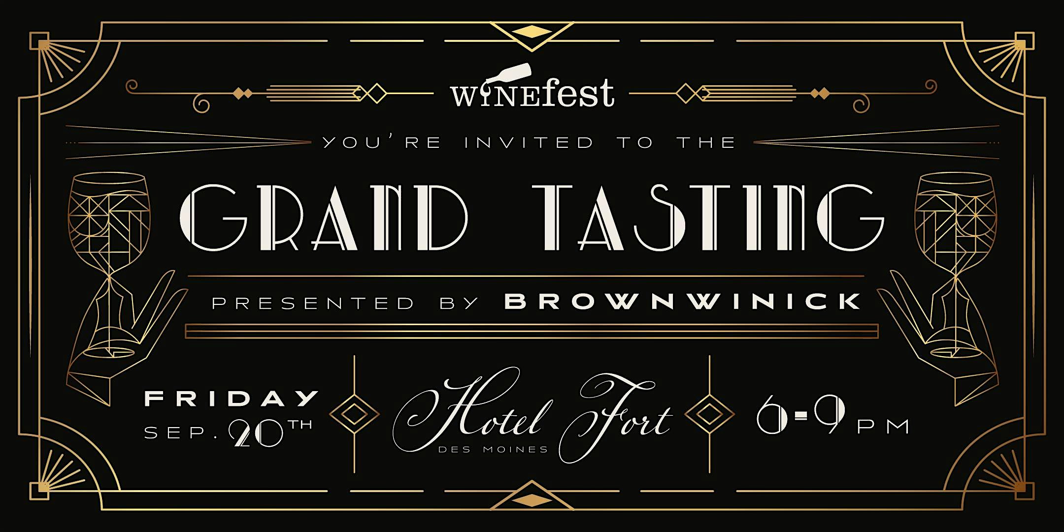 Grand Tasting presented by BrownWinick – Des Moines, IA