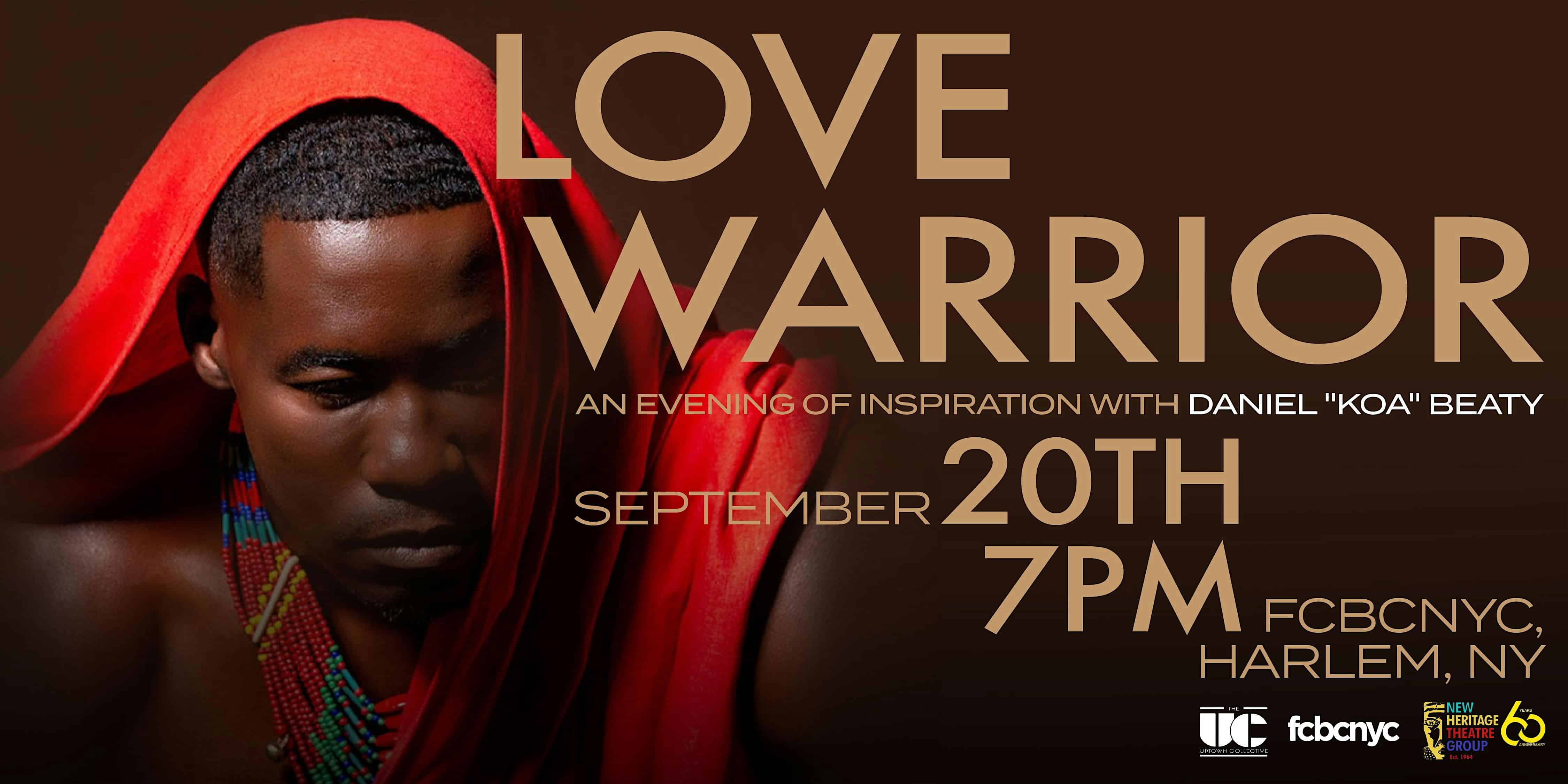 Love Warrior: An Evening of Inspiration with Daniel Koa Beaty – New York, NY