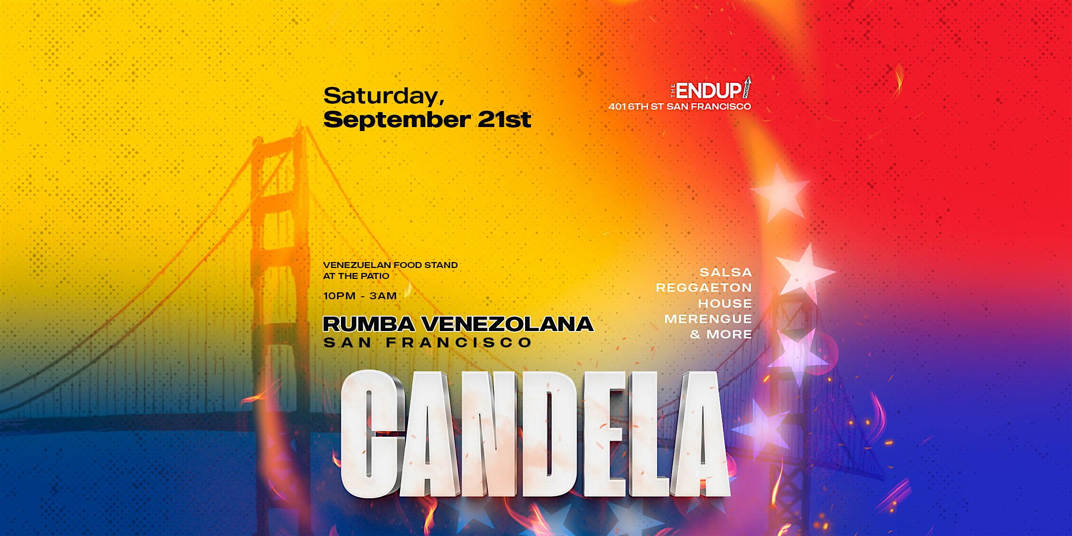 “CANDELA” VENEZUELAN LATIN NIGHT | SAN FRANCISCO – San Francisco, CA