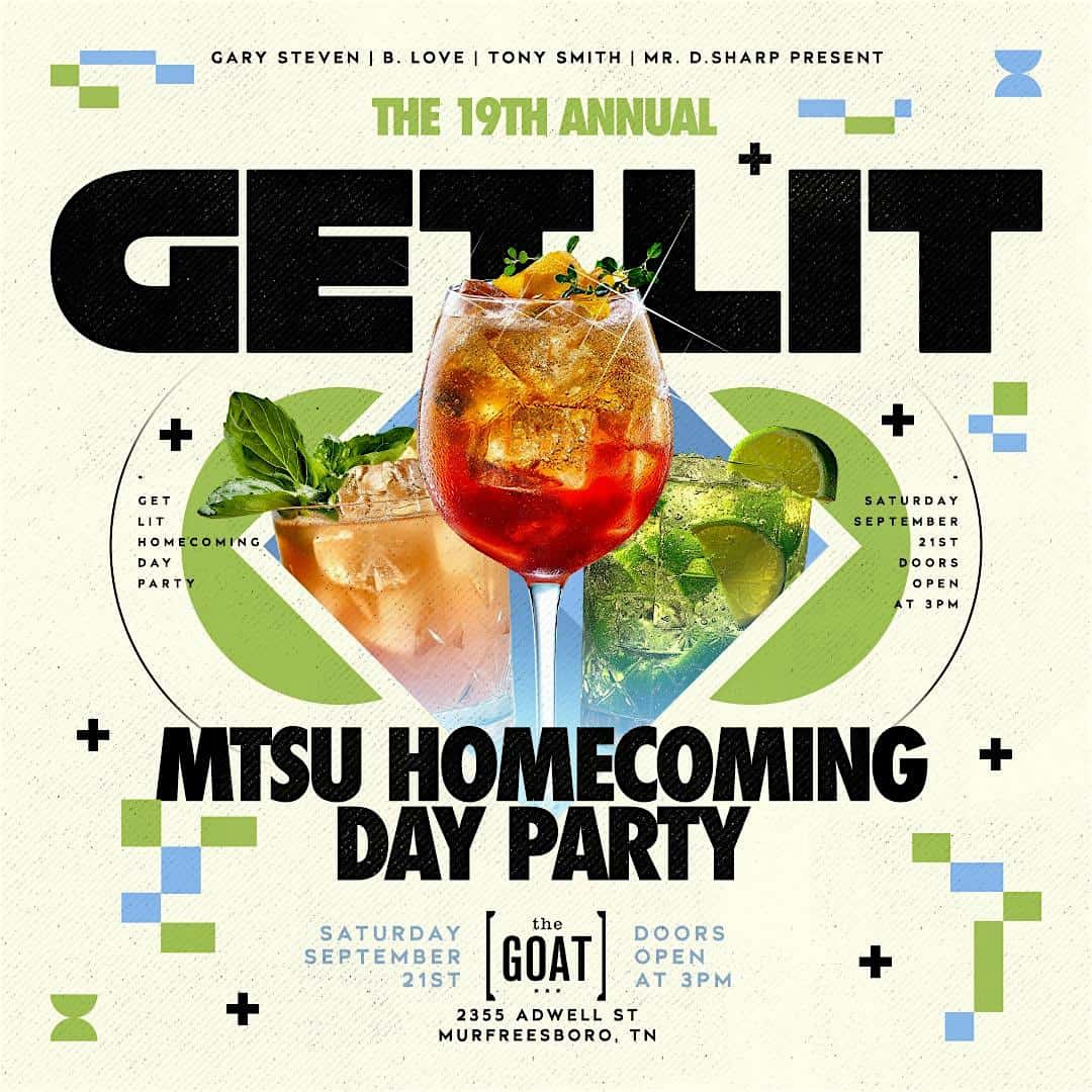 THE RETURN OF THE G2 “GET LIT” DAY PARTY – Murfreesboro, TN