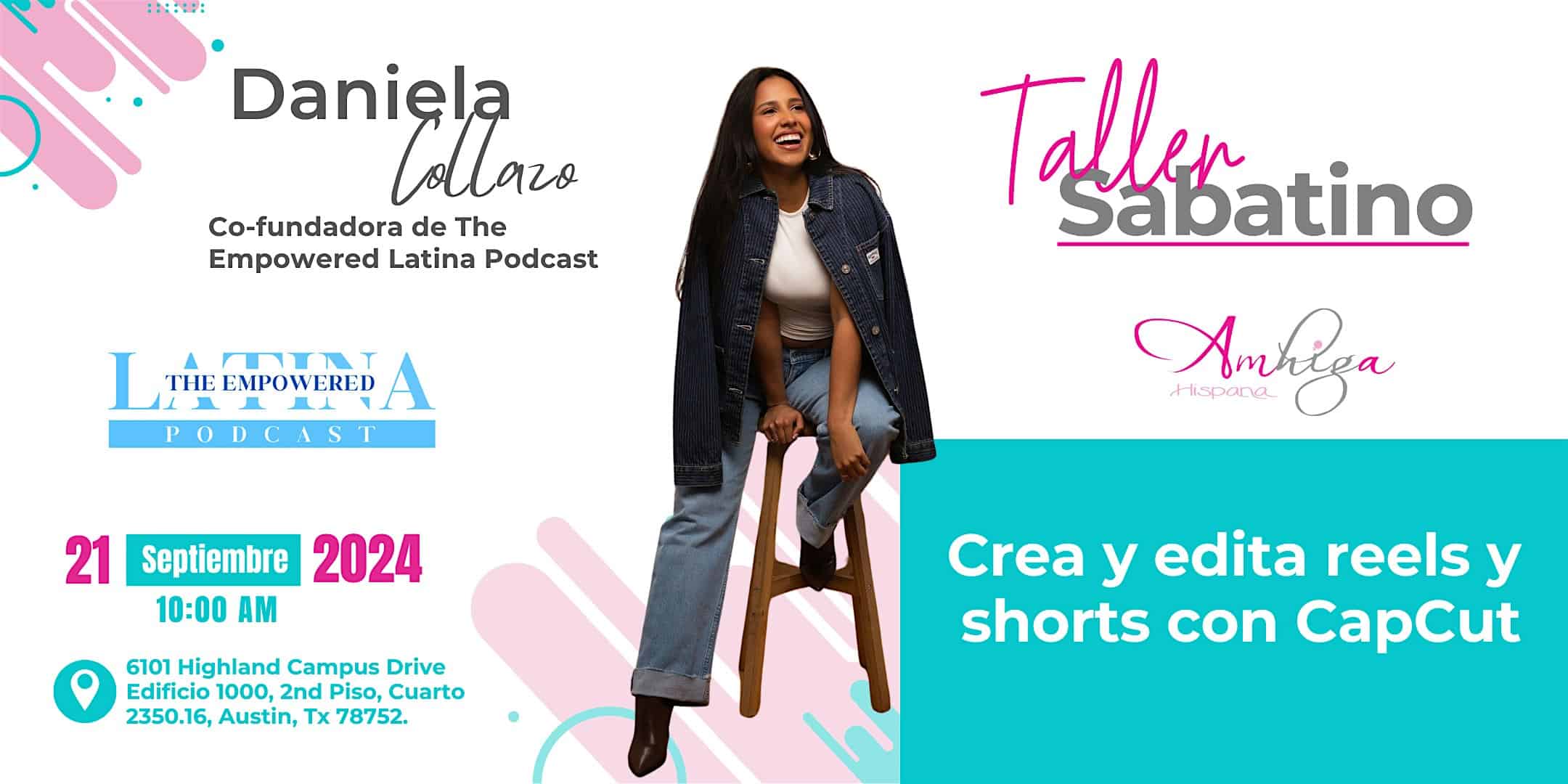 Taller Sabatino | Crea y edita reels y shorts con CapCut – Austin, TX