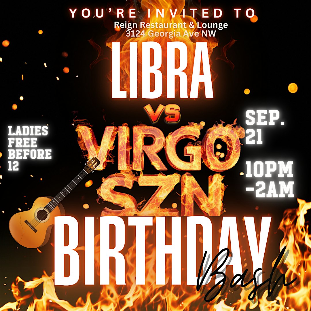 Virgo vs Libra Birthday Bash – Washington, DC