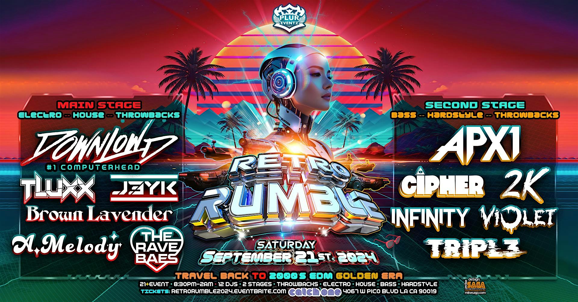 RETRO RUMBLE 2024 (Free till 11pm Guest List Tickets) – Los Angeles, CA