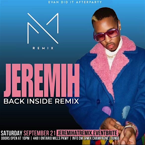 Jeremih at Remix Champagne – Ontario, CA