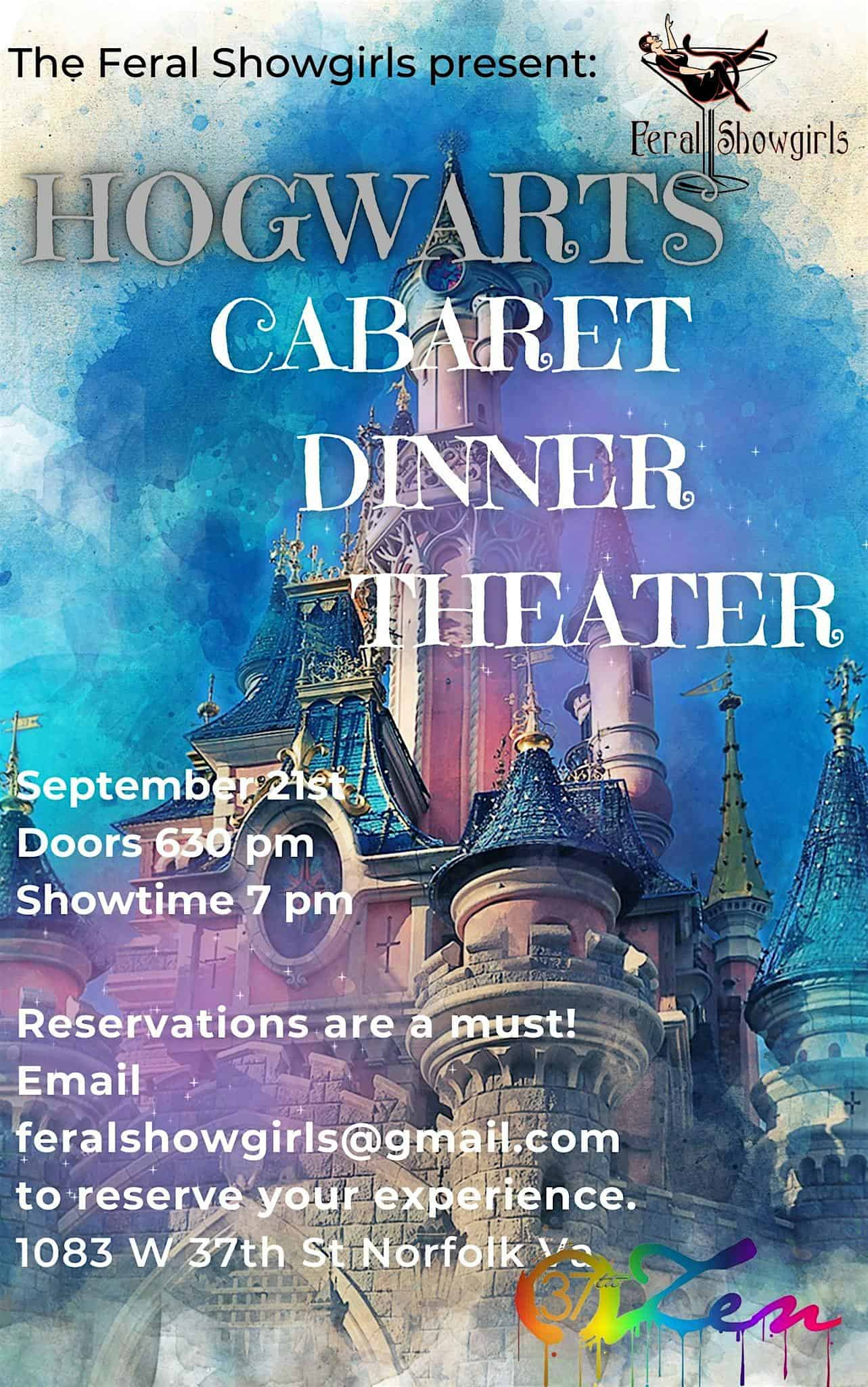 Cabaret Dinner Theater: Hogwart’s Castle Edition! – Norfolk, VA