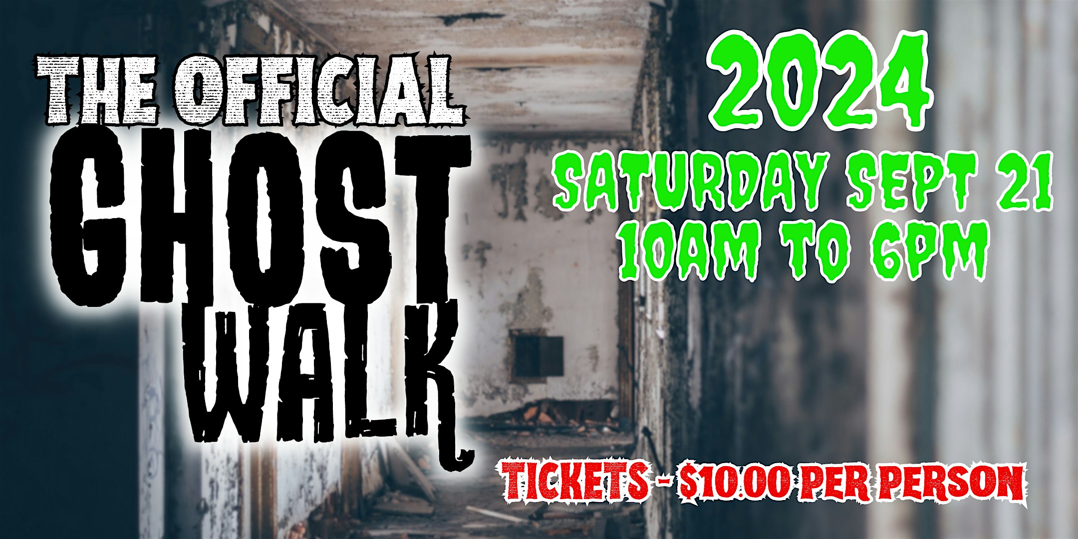 The Official GHOST WALK 2024 – Chillicothe, OH