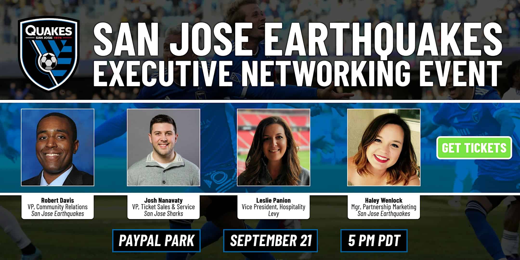 San Jose Earthquakes Executive Networking Event – San Jose, CA