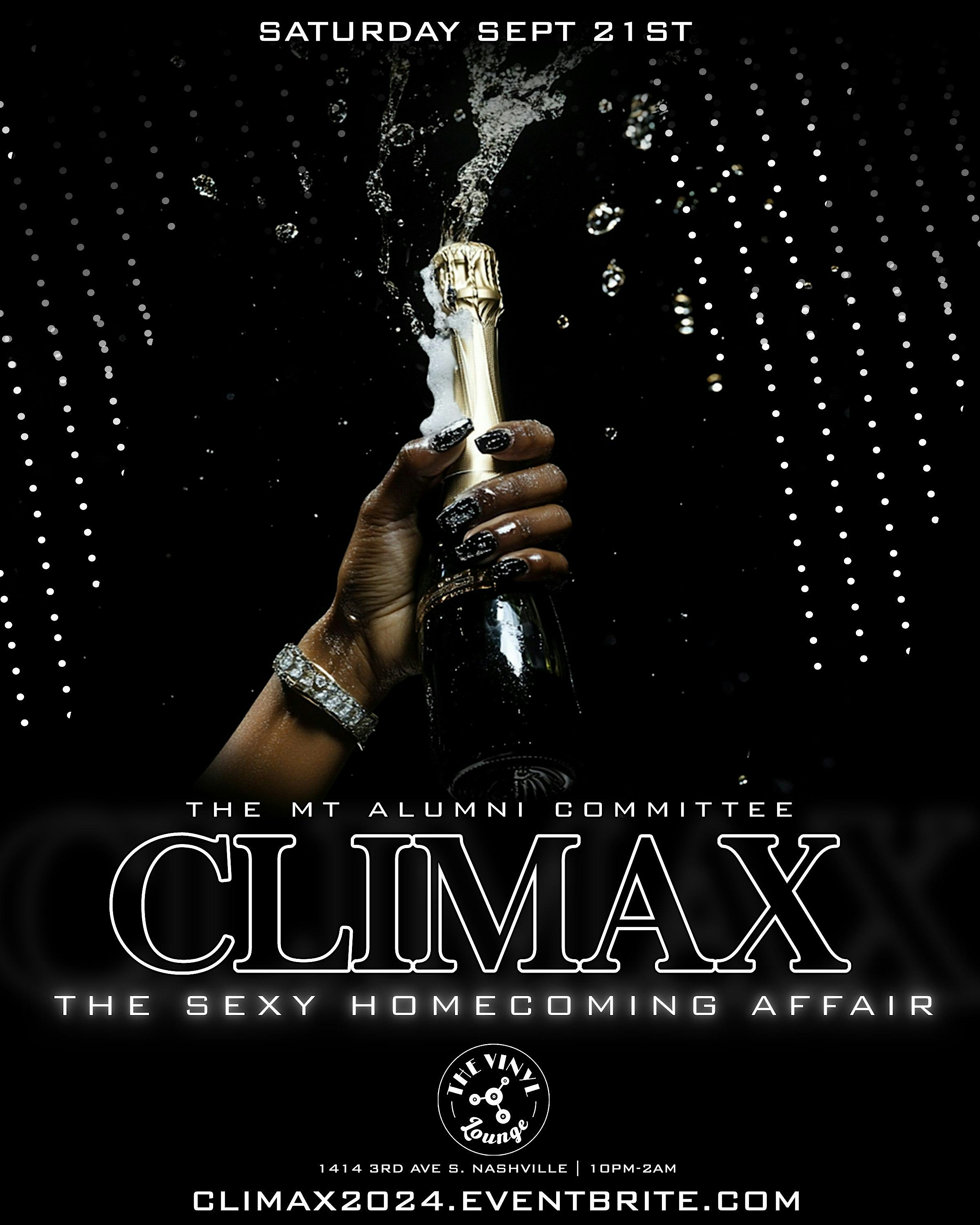 CLIMAX: The Official Alumni Homecoming After Party – Nashville, TN