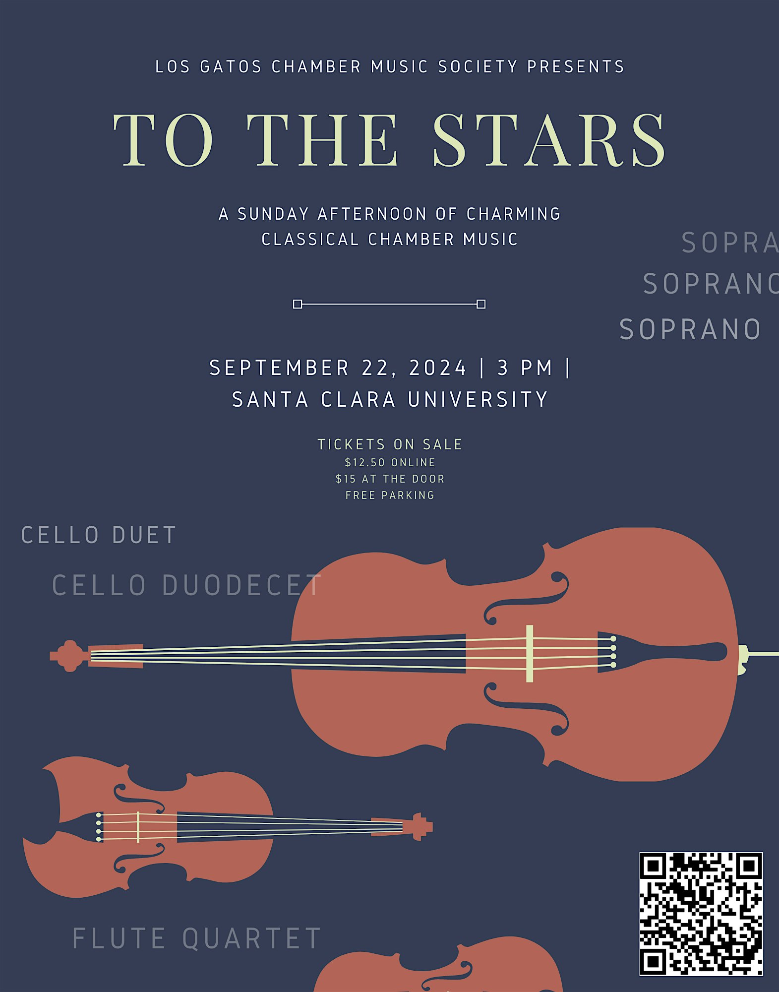 Los Gatos Chamber Music Society “To the Stars” Concert – Santa Clara, CA