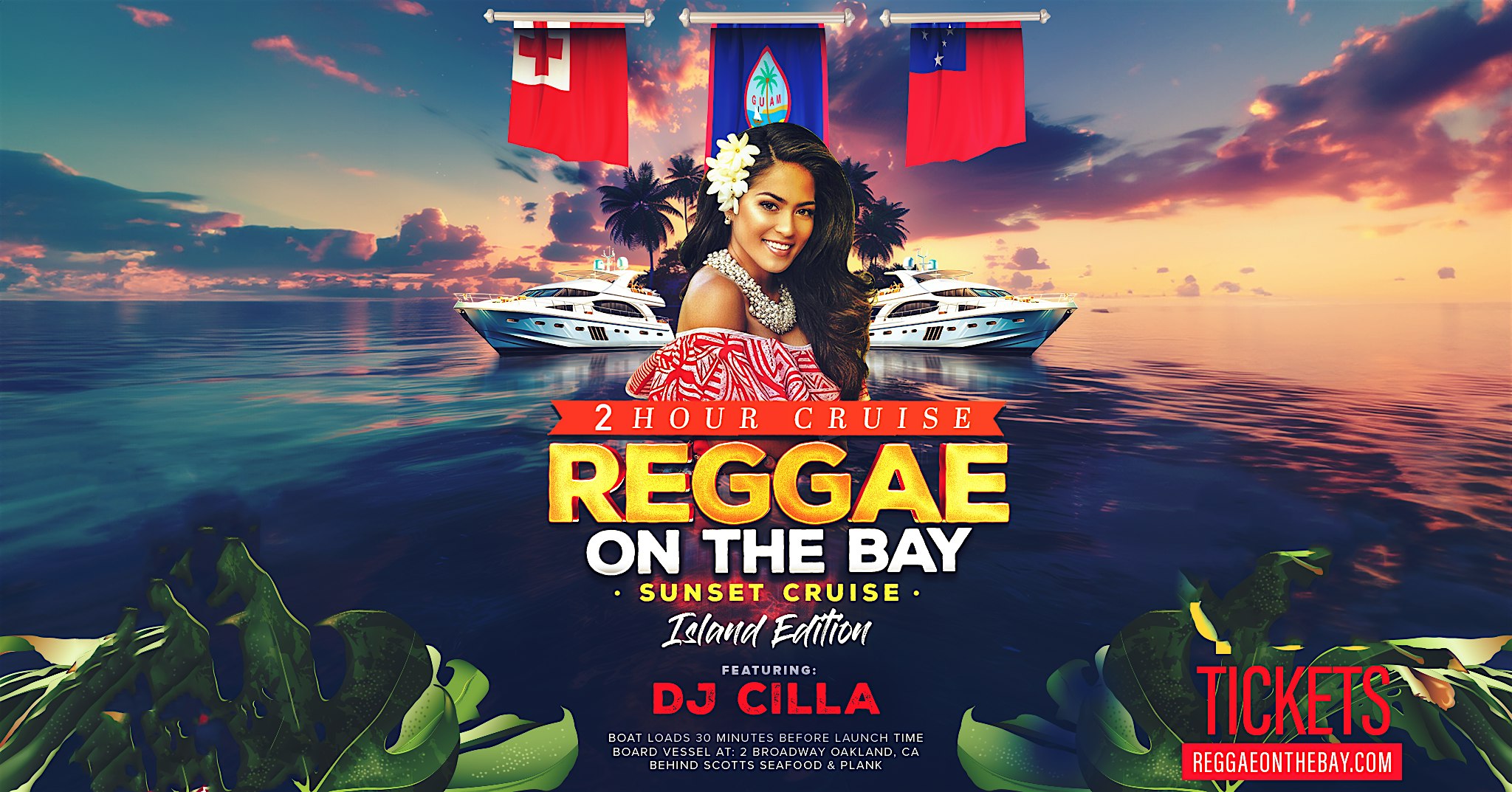 REGGAE ON THE BAY CRUISE ISLAND EDITION – Oakland, CA