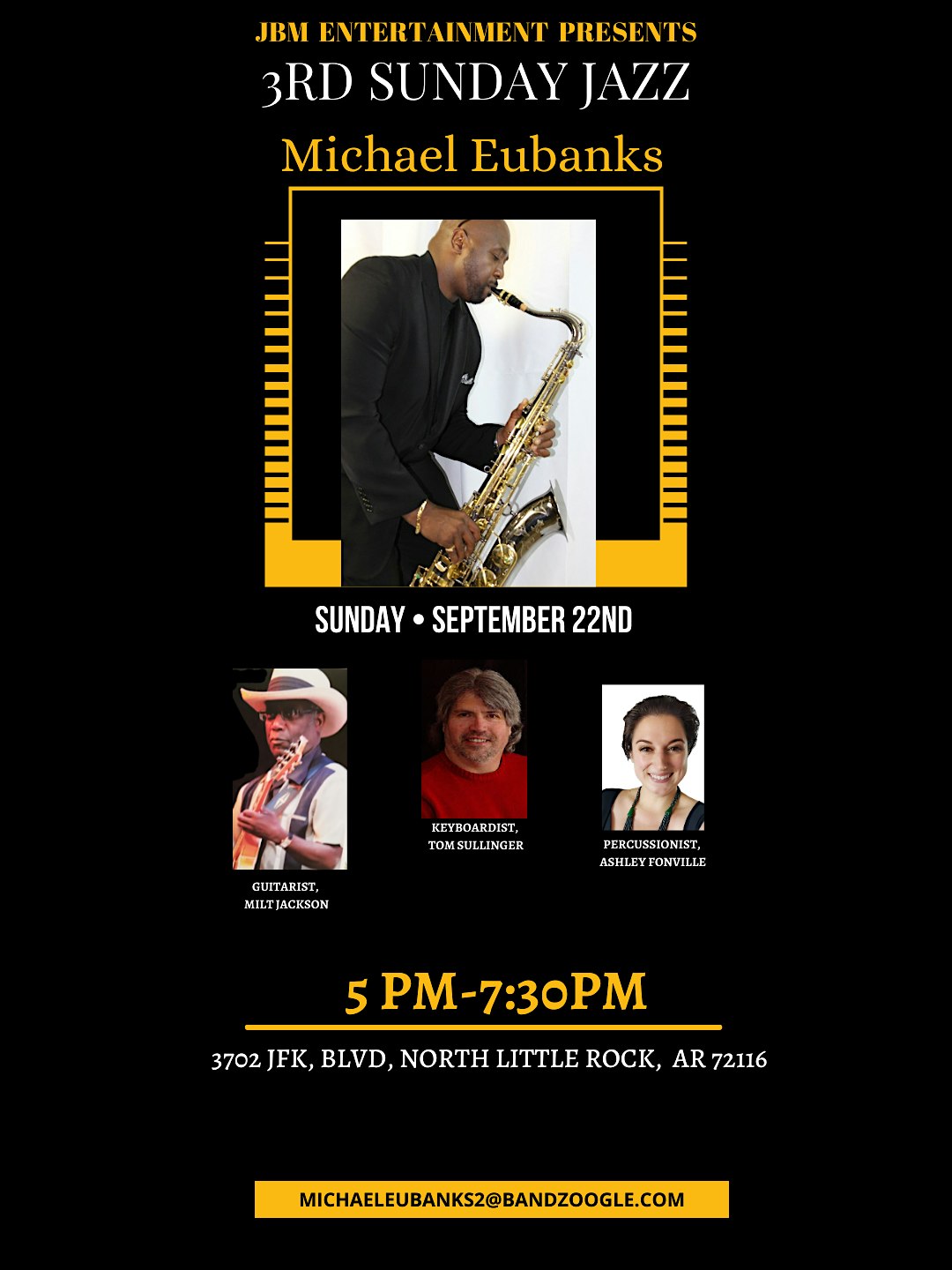 3rd Sunday Jazz: Art in This Space – North Little Rock, AR