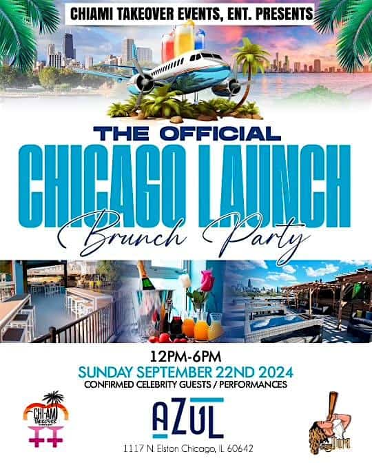 CHIAMI TakeOver Events, ENT. – CHICAGO “SUNDAY FUNDAY” BRUNCH TAKEOVER! – Chicago, IL